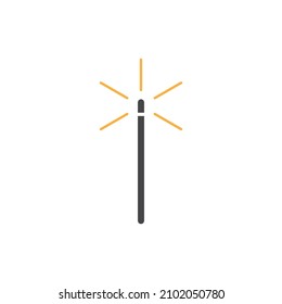 Wand Magic stick icon vector template