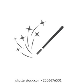 Wand Magic stick icon vector template symbol