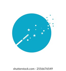 Wand Magic stick icon vector template symbol