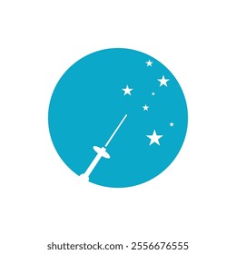 Wand Magic stick icon vector template symbol