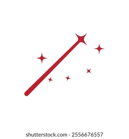 Wand Magic stick icon vector template symbol