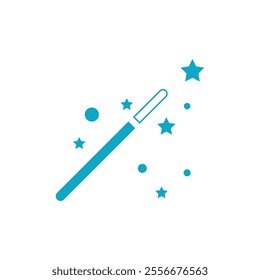 Wand Magic stick icon vector template symbol