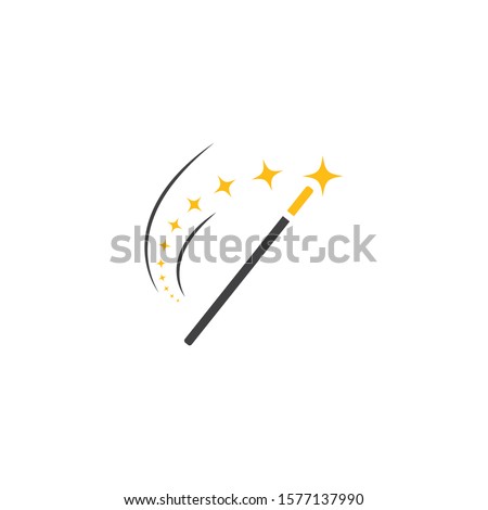 Wand Magic stick icon vector template