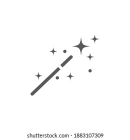 Wand magic stick Logo Template vector symbol 