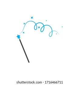 wand magic  vector icon illustration design template