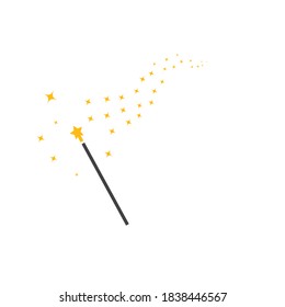 wand magic  vector icon illustration design template