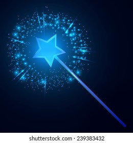 Wand Vector Illustration Stock Vector (Royalty Free) 239383432 ...