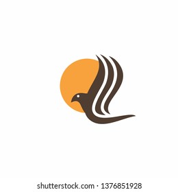 wander bird logo template