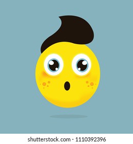 wandering yellow emoji face,Smiley