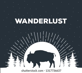 wanderlust adventure logo