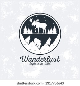 Wanderlust Adventure Logo