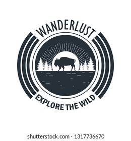 wanderlust adventure logo