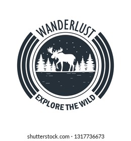 wanderlust adventure logo