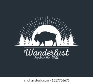 wanderlust adventure logo