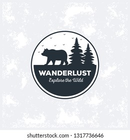 wanderlust adventure logo icon