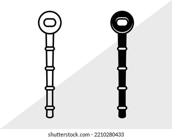 Wands SVG Printable Vector Illustration