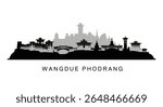 Wangdue Phodrang Skyline Minimalist CIty.