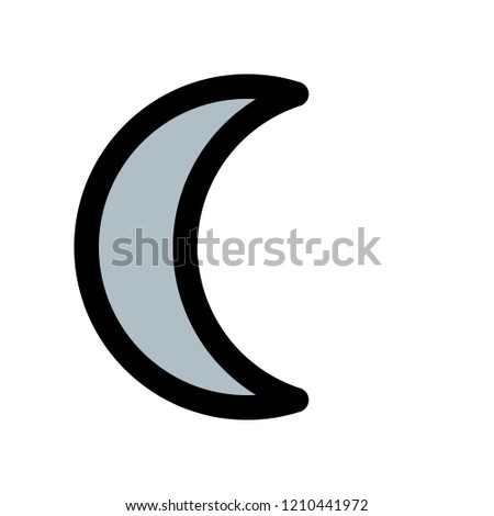 waning crescent moon