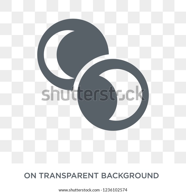 Waning moon icon. Waning moon design concept\
from Weather collection. Simple element vector illustration on\
transparent background.