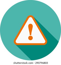 Wanrning, sign, warning sign icon vector image. Can also be used for construction, interiors and building. Suitable for use on web apps, mobile apps and print media.