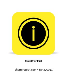 Wanrning, sign, warning sign icon vector image. Can also be used for construction, interiors and building. Suitable for use on web apps, mobile apps and print media.