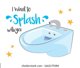 I want to splash with you Bidet