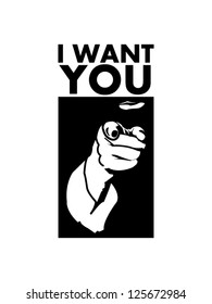 I want you concept