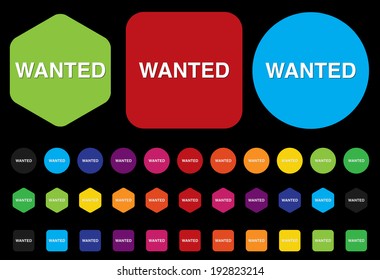 wanted button