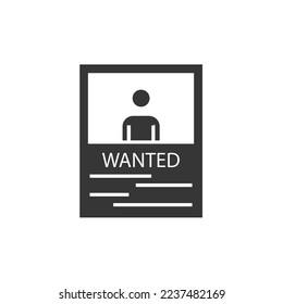wanted criminal poster icon thief and reward icon