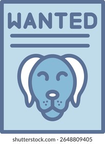 Se busca icono de tono azul lleno