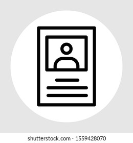 wanted icon isolated on background
