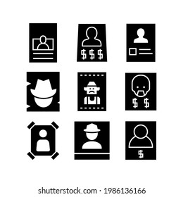 wanted icon or logo isolated sign symbol vector illustration - Collection of high quality black style vector icons

