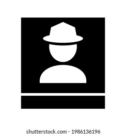 icône ou logo recherché, symbole du signe isolé, illustration vectorielle - icônes vectorielles de haute qualité de style noir
