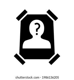 wanted icon or logo isolated sign symbol vector illustration - high quality black style vector icons
