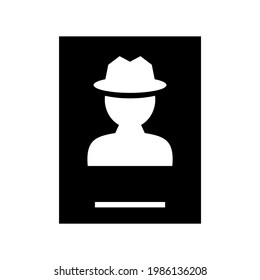 wanted icon or logo isolated sign symbol vector illustration - high quality black style vector icons
