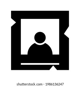 icône ou logo recherché, symbole du signe isolé, illustration vectorielle - icônes vectorielles de haute qualité de style noir
