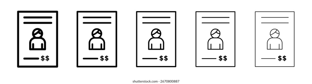 Ilustración de Arte vectorial de icono buscado