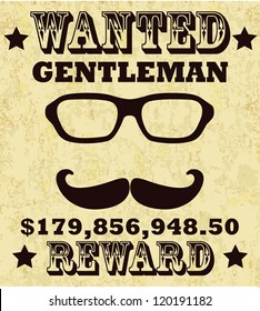 Wanted poster / Wanted Gentleman