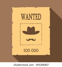 Wanted poster icon
