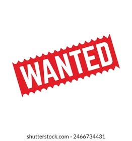 wanted Rubber stamp design. VECTOR ILLUSTRATION.