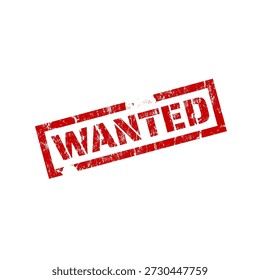 Se busca - sello de goma - Ilustración vectorial
