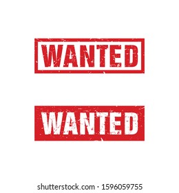 Wanted Stam Image, Stock Vector