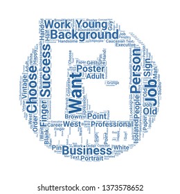 wanted word cloud. tag cloud about wanted