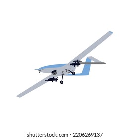 War Airplane Fighter. Vector Illustration of Army Transport.
