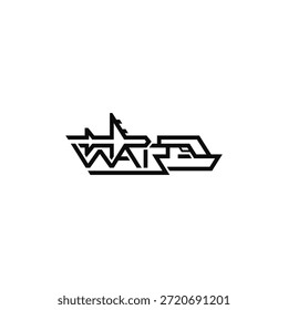 Guerra de armas, tipografía, idea de logo.