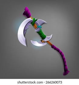 War blade. Vector illustration.