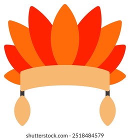 War Bonnet icon for web, app, infographic, etc