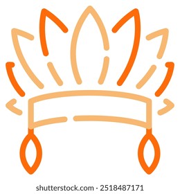 War Bonnet icon for web, app, infographic, etc