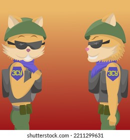 War cat Ukraine stronge independence