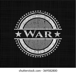 War chalkboard emblem